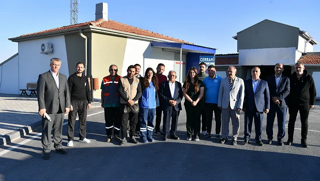 Büyükkılıç Hayvan merkezini ziyaret etti