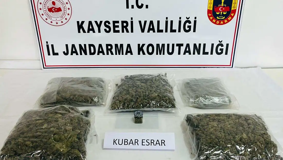 Kayseri’de 4,7 kilo uyuşturucu ele geçirildi