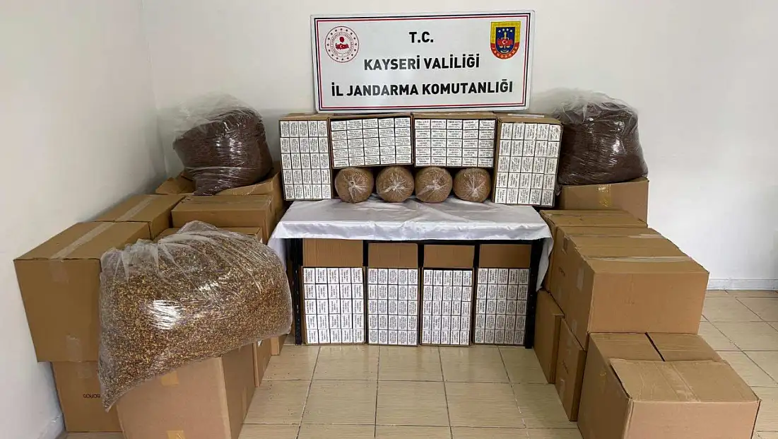 Melikgazi’de Kaçak Tütün Operasyonu