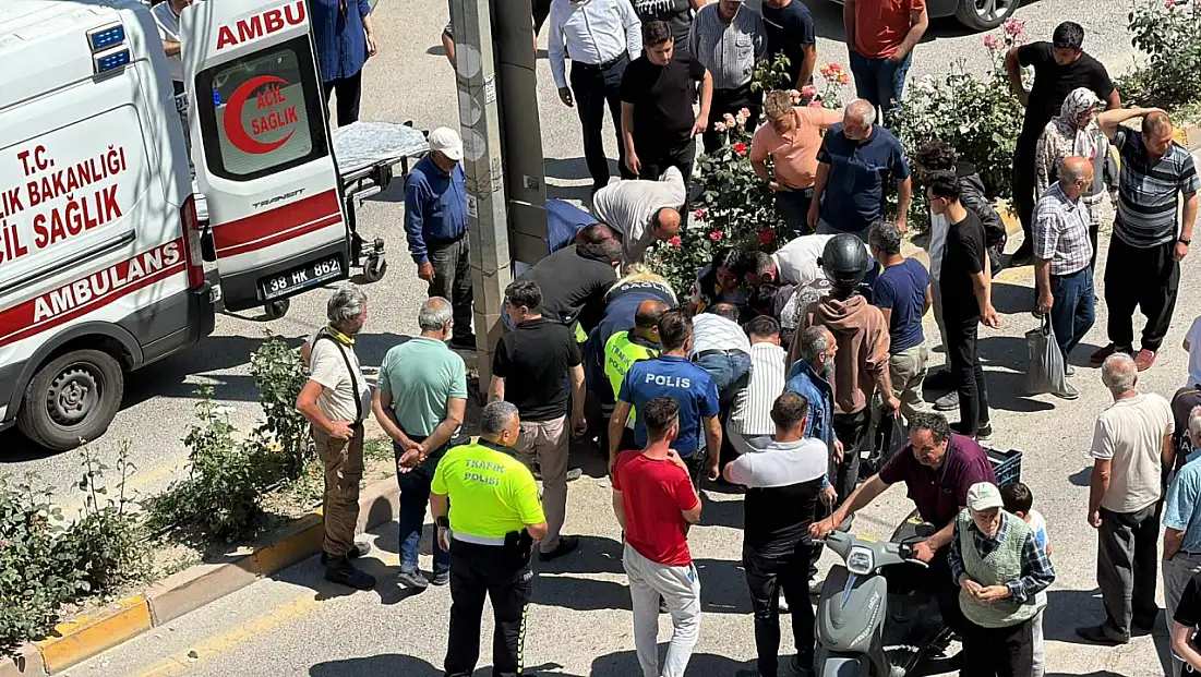 Yahyalı’da motosiklet kazasında 1 yaralı