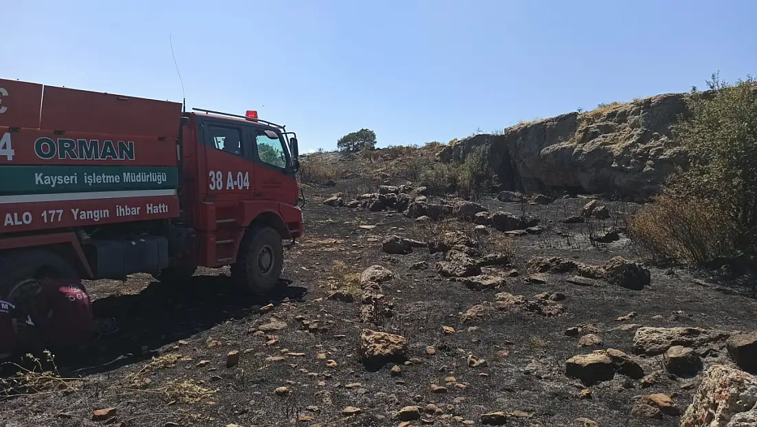 Yahyalı’daki Meşelik Alan Yangını Söndürüldü