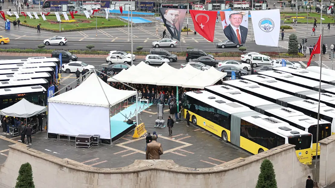 12 ADET YENİ OTOBÜS ALINDI