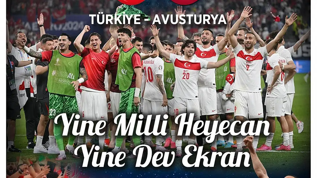 A Milliler Son 16 turunda heyecan Talas'ta dev ekranla verilecek