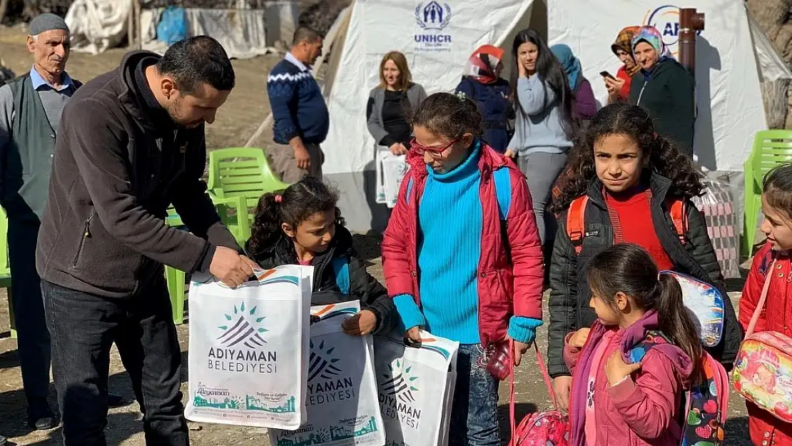 Adıyaman Belediyesi'nden Depremzedelere Yardım