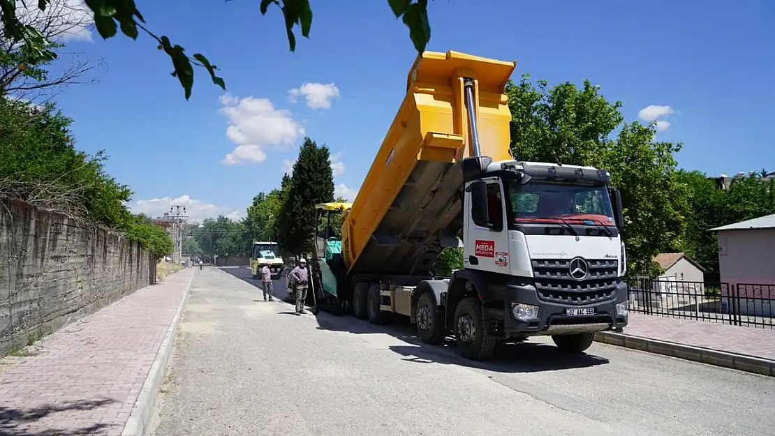 Adıyaman da asfalt çalışmaları