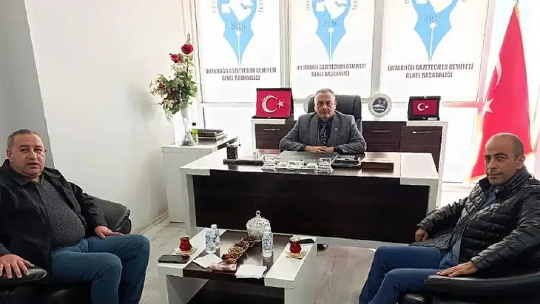 Ağrı'da OGC Genel Başkanı Aydın'a ziyaret