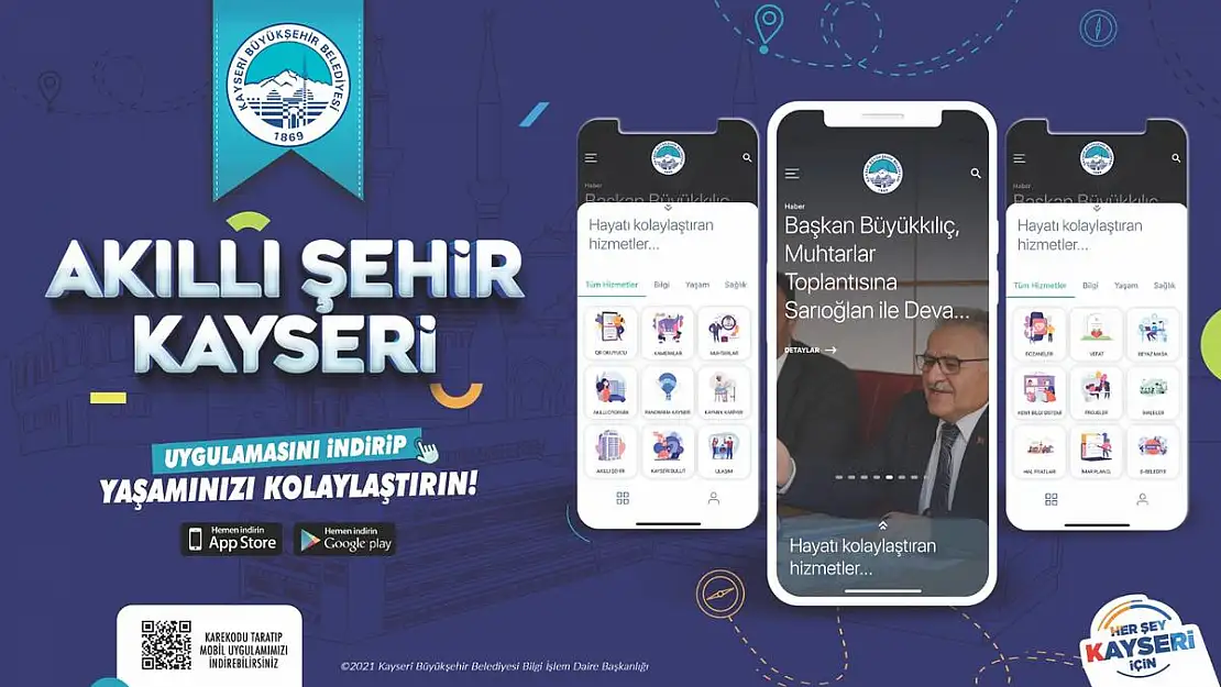 'AKILLI ŞEHİR ' UYGULAMASI YAYILIYOR