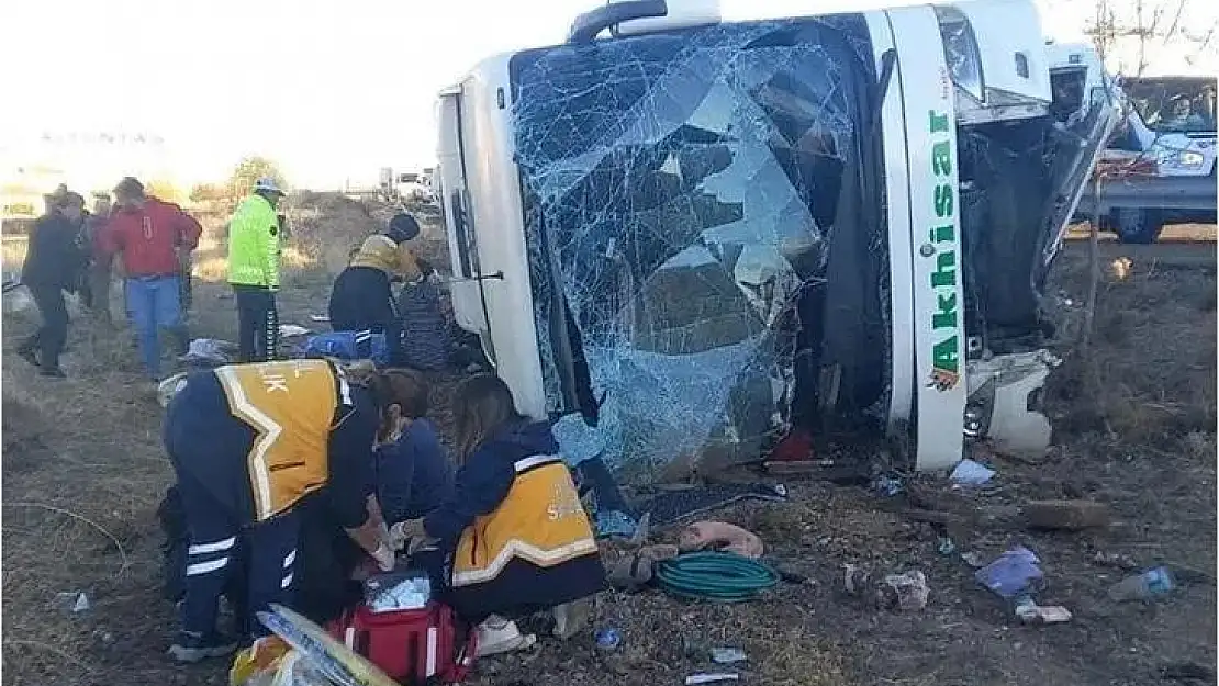 Aksaray'da otobüs devrildi: 7 ölü, 33 yaralı