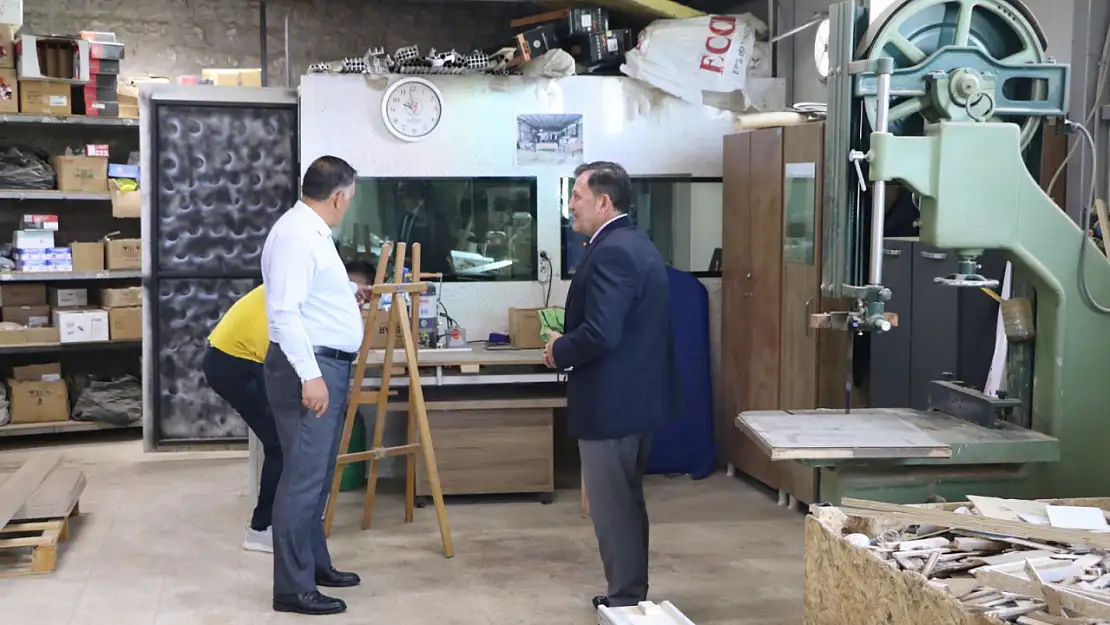 Ali İhsan Kabakcı'dan atölye amirliği ziyareti
