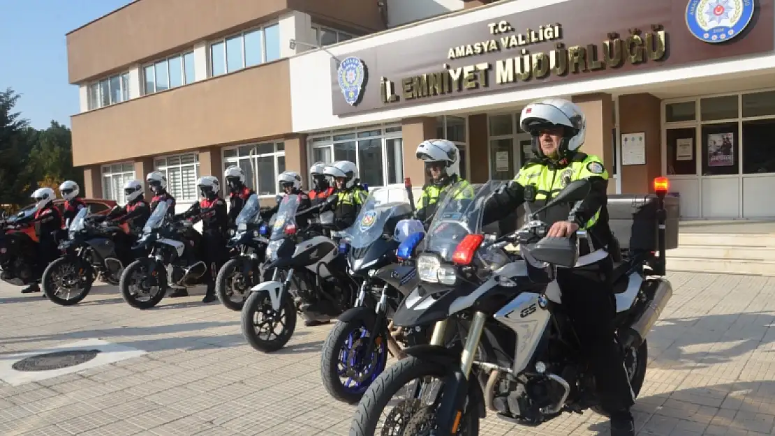 Amasya İl Emniyet Müdürlüğü'nden polislere sürüş eğitimi