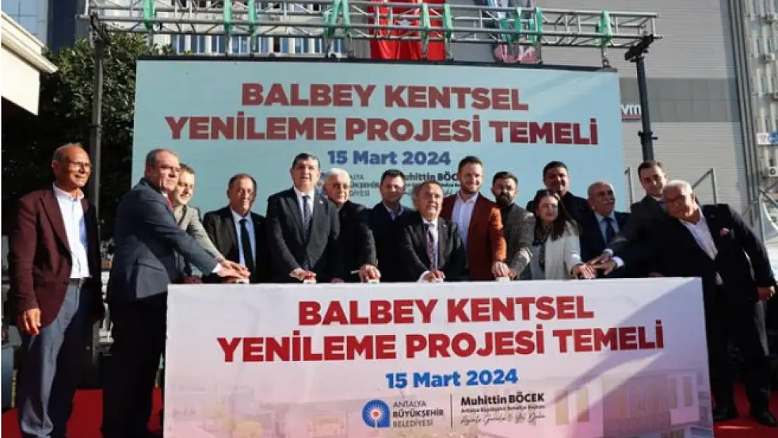 Antalya Balbey yenileniyor