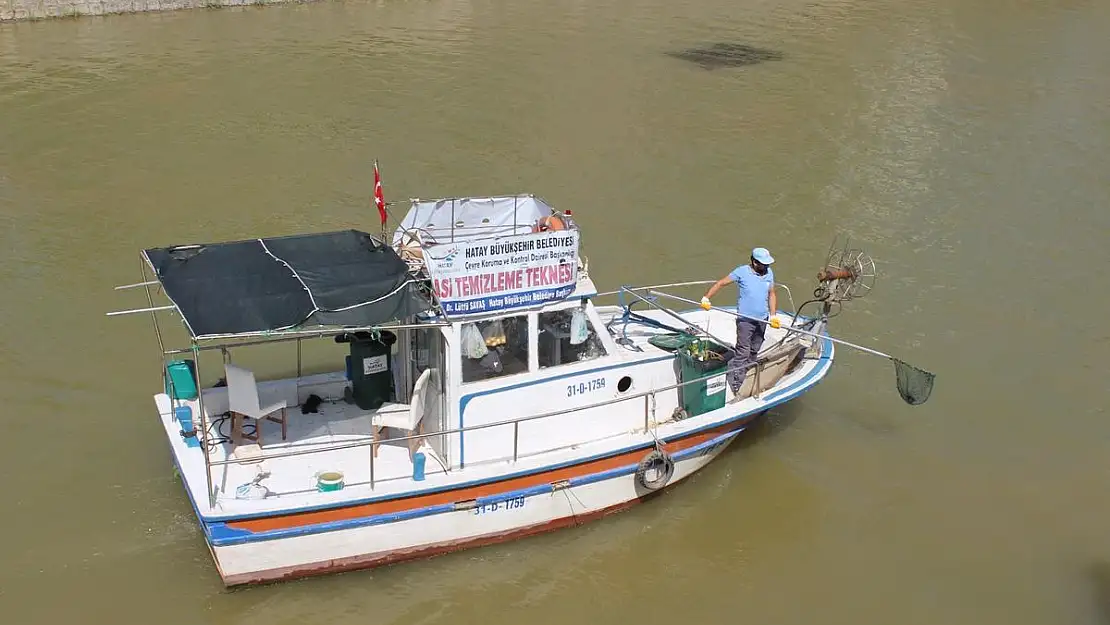 Asi nehri temizlik çalışması