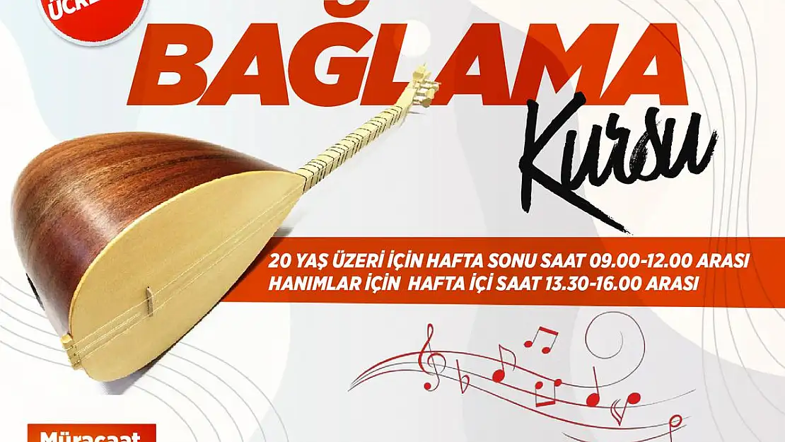 BAĞLAMA KURSU AÇILDI