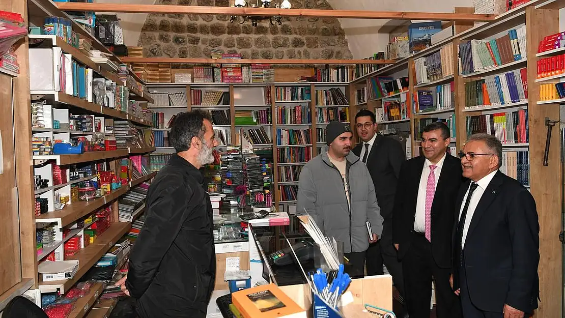 BAŞKAN BÜYÜKKILIÇ'TAN ESNAF ZİYARETİ