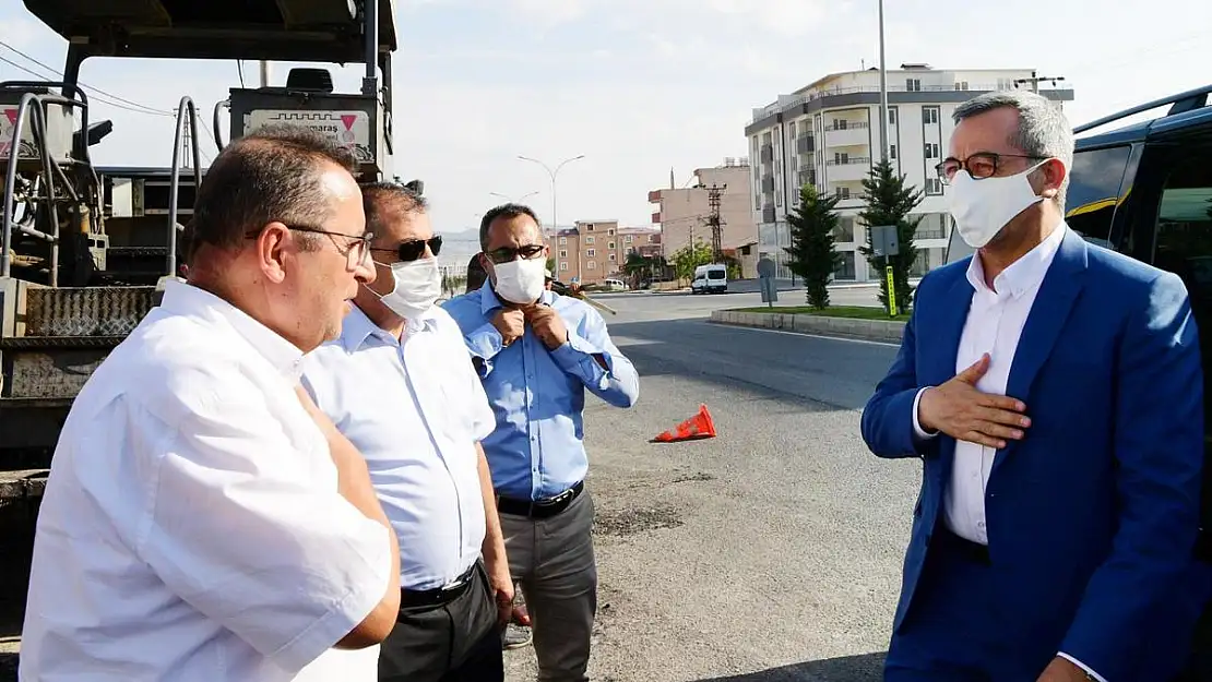 Başkan Güngör, Altın Şehir'de  incelemelerde bulundu
