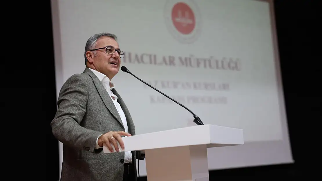 Başkan Özdoğan, Kur'an Kursu öğrencilerinin kapanış programına katıldı