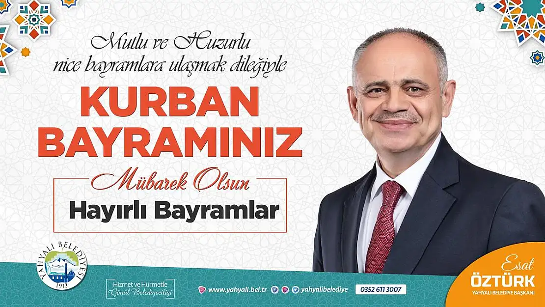 BAŞKAN ÖZTÜRK'TEN KURBAN BAYRAMI KUTLAMA MESAJI