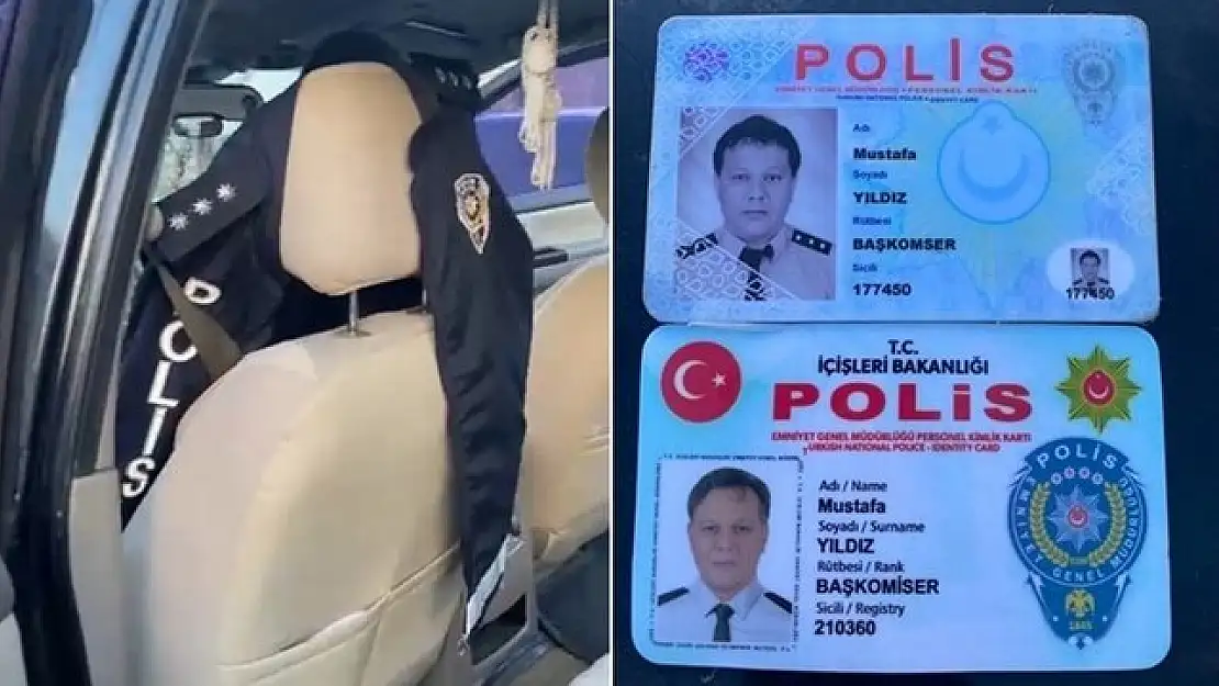 'Başkomser'ifadesiyle yakalandı