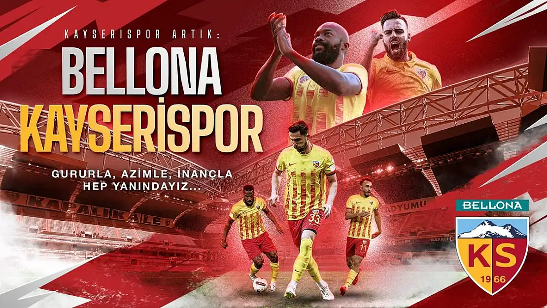 Bellona, Kayserispor'un yeni isim sponsoru oldu