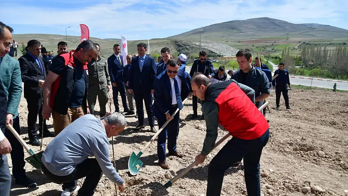 Bünyan Cezaevi bahçesine 4 bin meyve ağacı dikildi