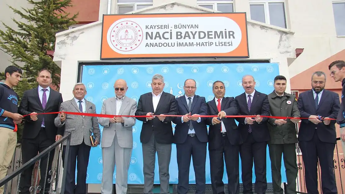 BÜNYAN NACİ BAYDEMİR A.İ.H.L'DE TOPLU AÇILIŞ