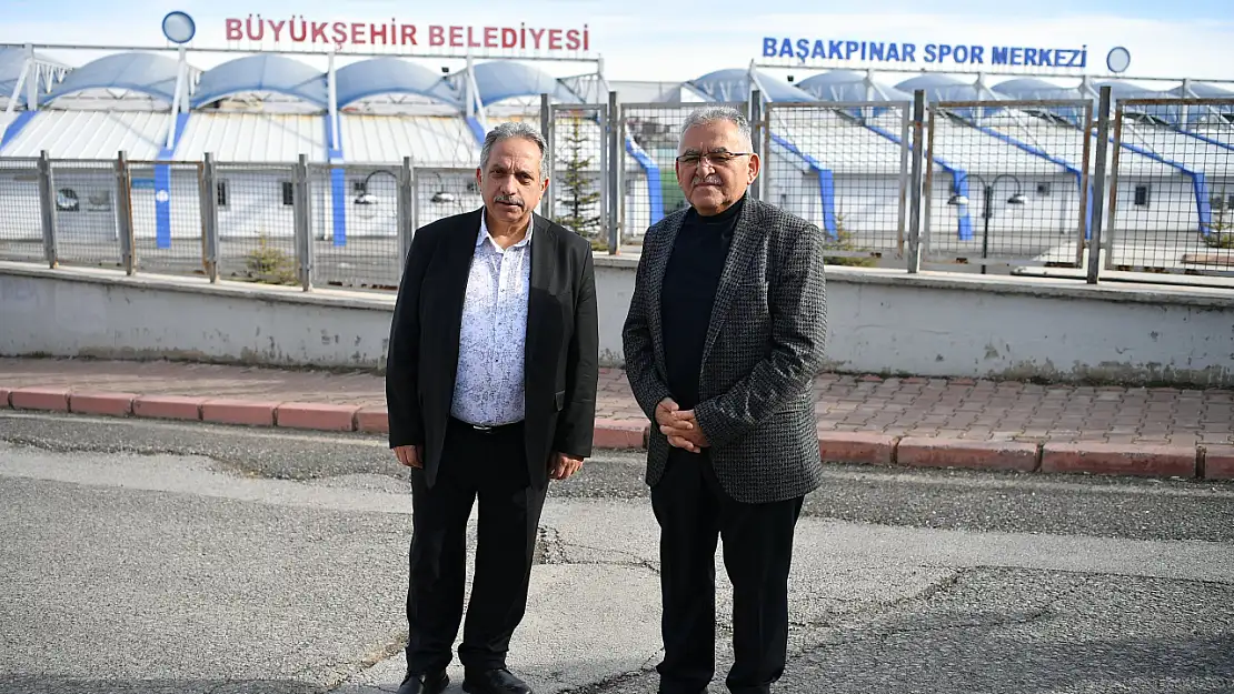 Büyükkılıç, başakpınar spor merkezi'ni ziyaret etti