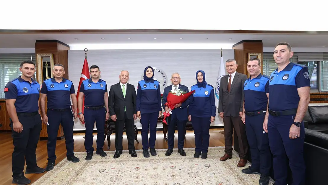 Büyükkılıç, Zabıta teşkilatı'nı kabul etti