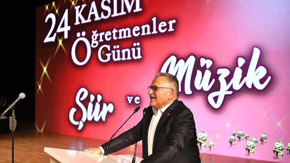 BÜYÜKKILIÇ'TAN ÖĞRETMENLERE: 'BİZİM HER ŞEYİMİZSİNİZ, İYİ Kİ VARSINIZ'