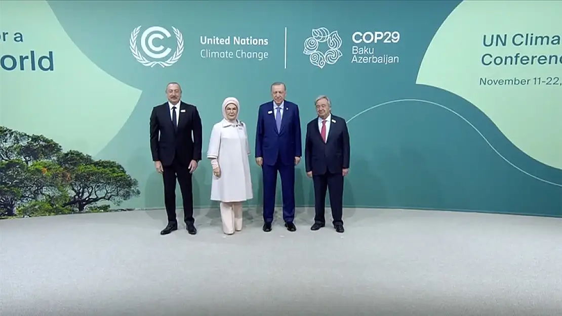 Cumhurbaşkanı Erdoğan COP29 Dünya Liderleri İklim Zirvesi'nde