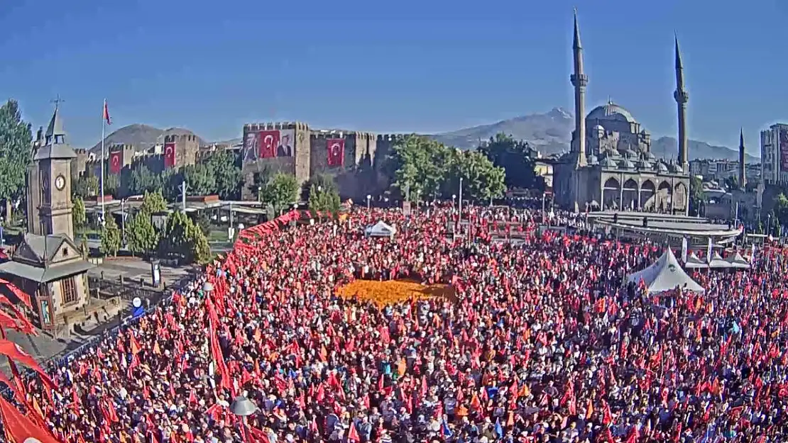 CUMHURBAŞKANI ERDOĞAN KAYSERİ DE