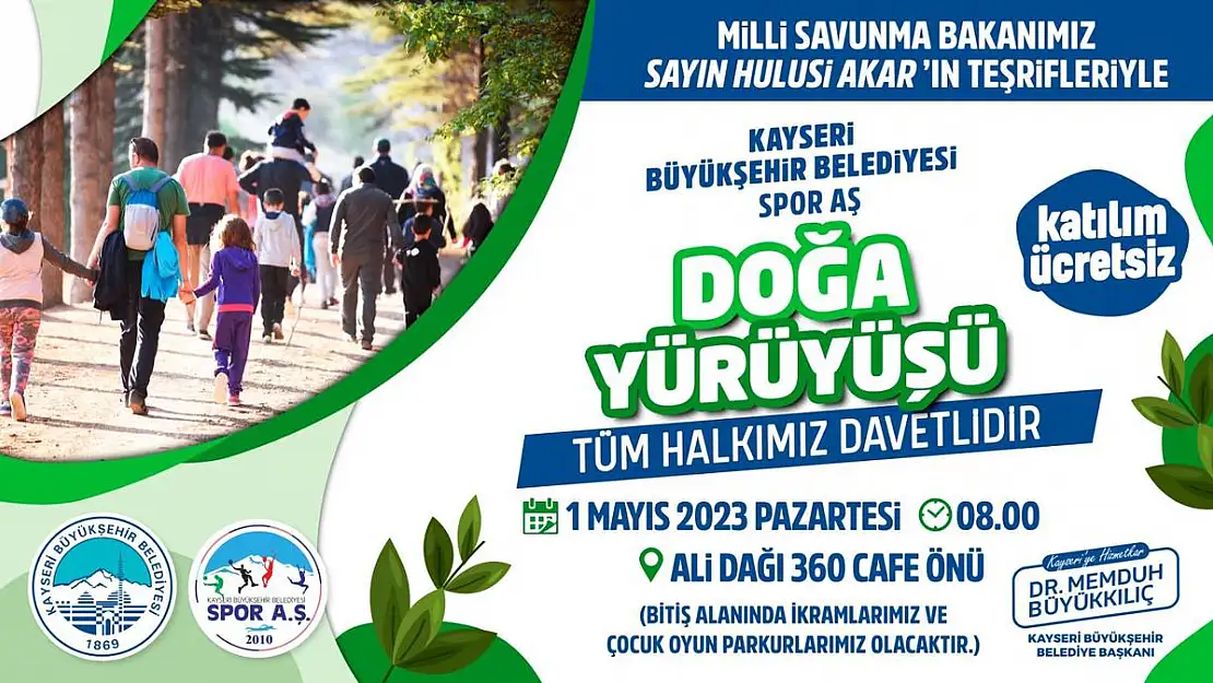 DOĞA YÜRÜYÜŞÜ 1 MAYIS DA