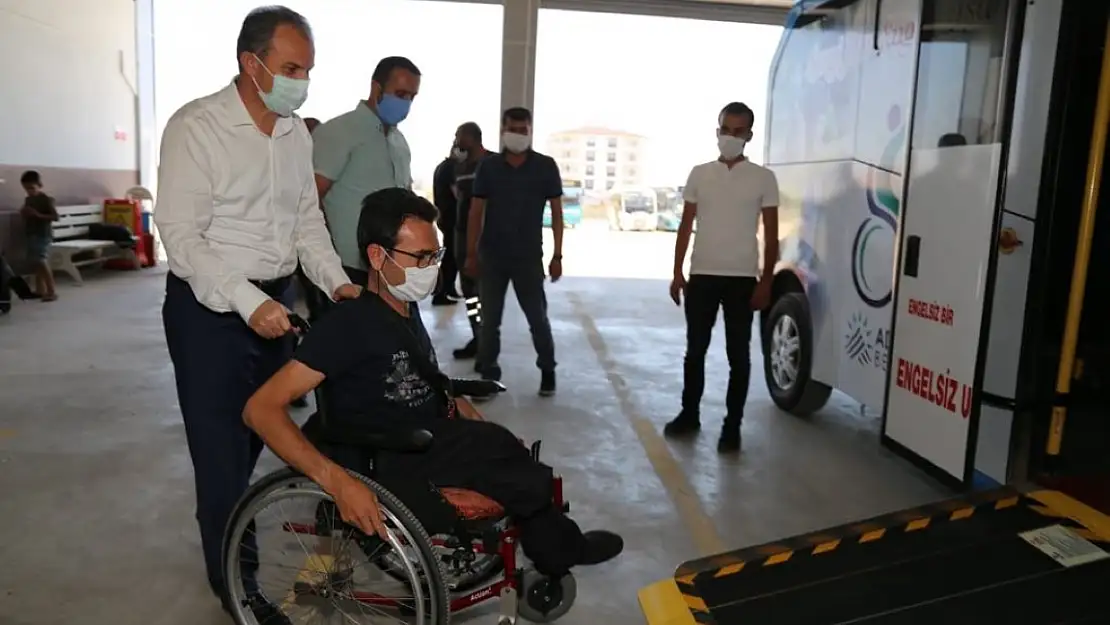 ENGELSİZ ULAŞIM ARACI HİZMETTE