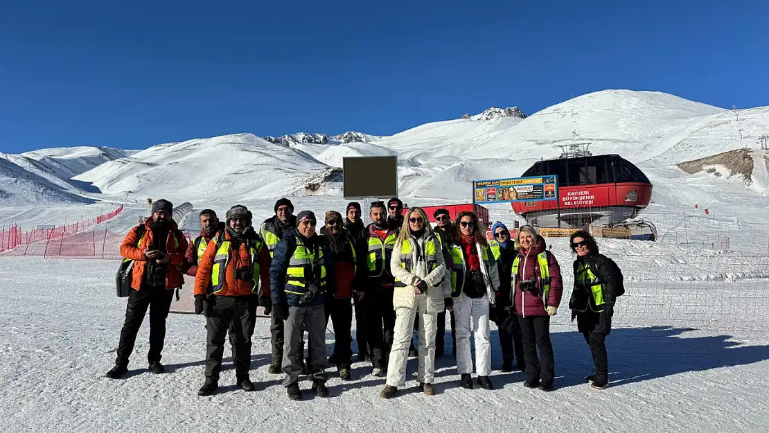 Erciyes'in zirvesinde foto safari keyfi