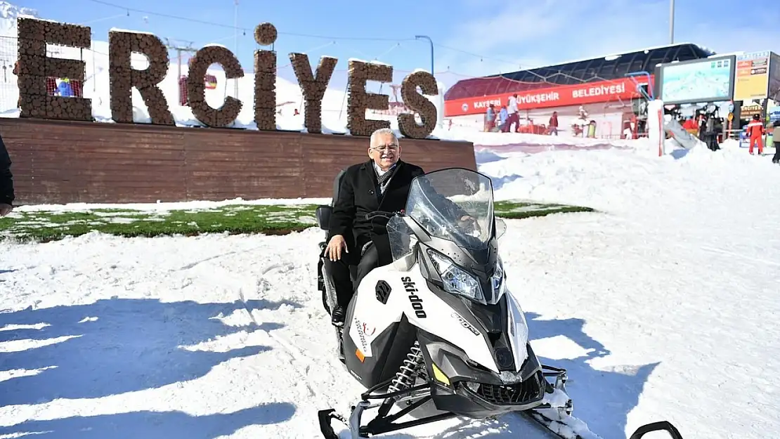 Erciyes'te Dünya Kar Motosikleti Şampiyonası için geri sayım başladı