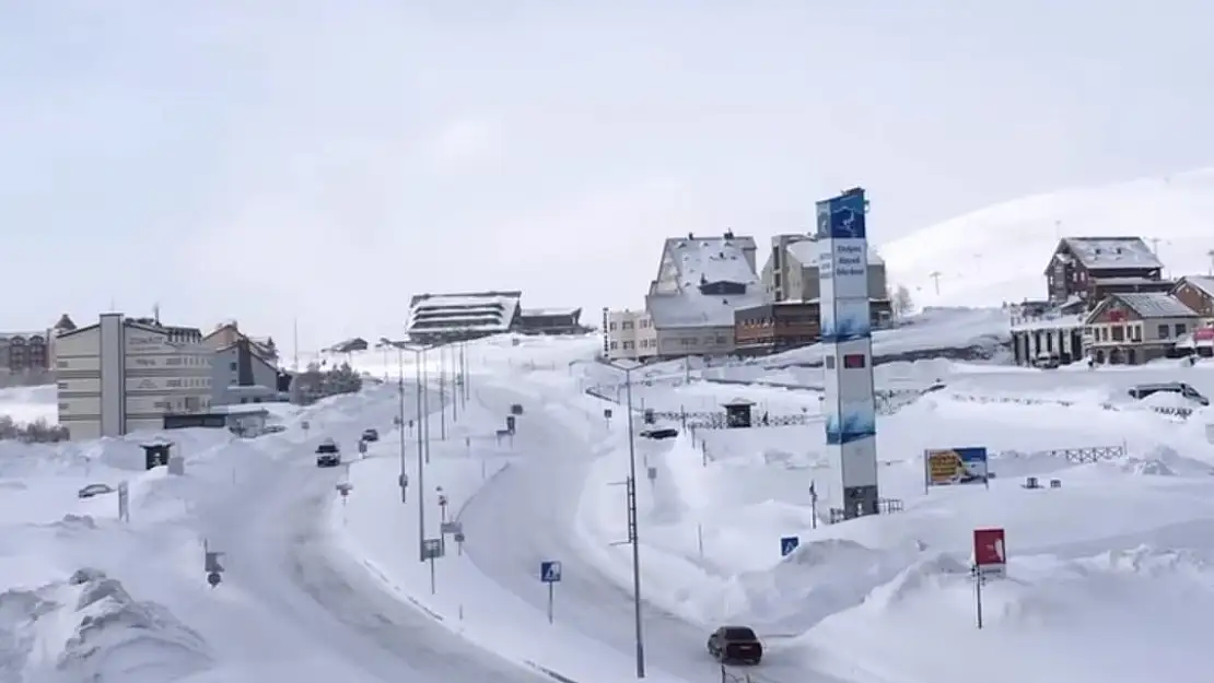 Erciyes yolu trafiğe açıldı