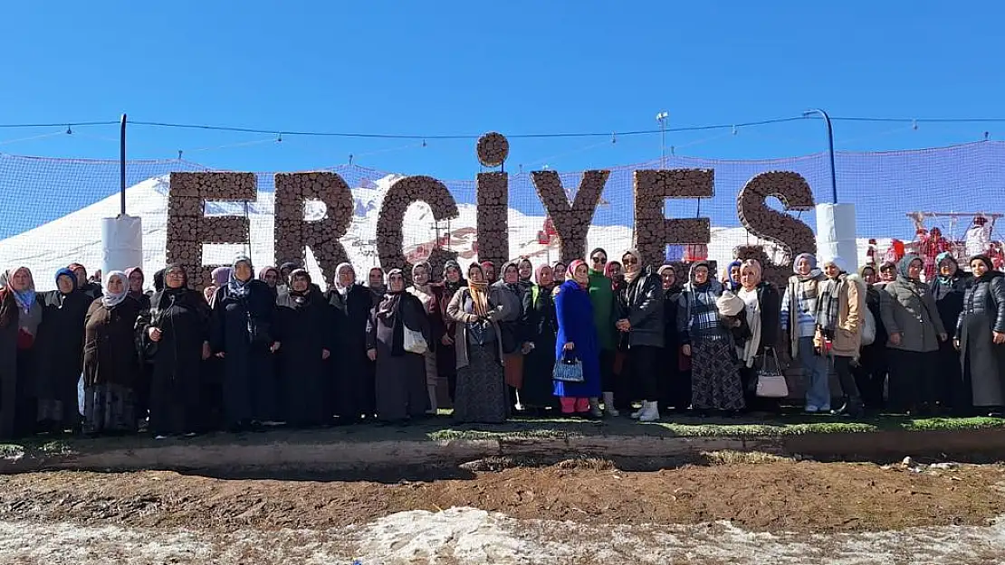 ERCİYES'İ İLK KEZ GEZDİLER