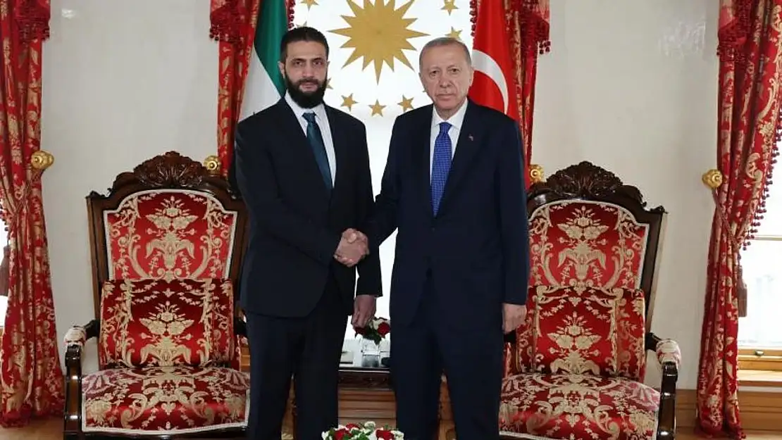 Erdoğan'dan Şara'ya destek mesajı
