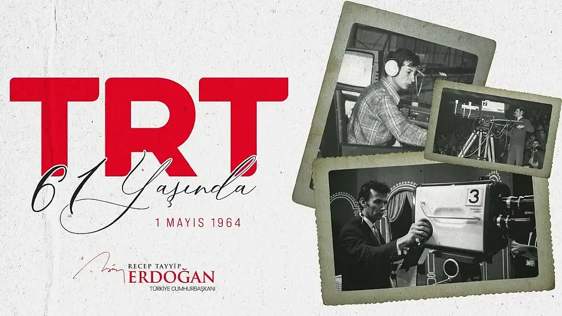 Erdoğan'dan TRT'nin 61. yılına tebrik mesajı