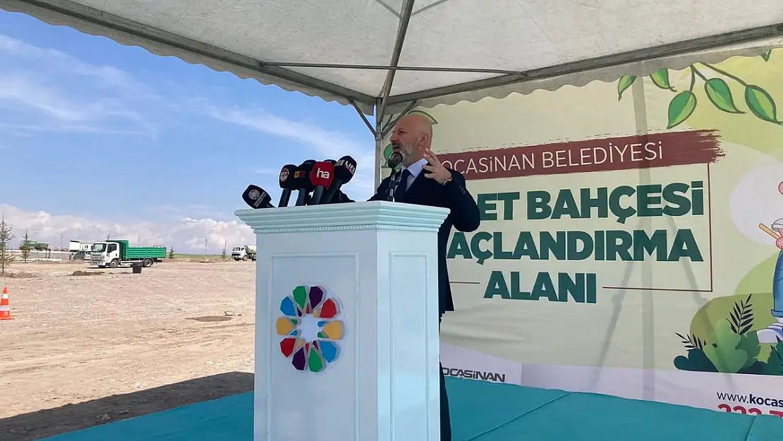 Erkilet Millet Bahçesi'nin temeli atıldı