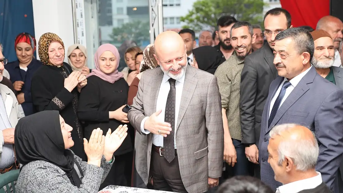 Erkilet Osmangazi Mahallesi'ni ziyaret etti