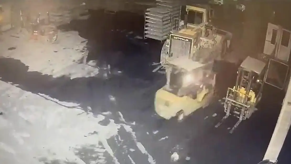 Forklifti Çalanlar Yakalandı
