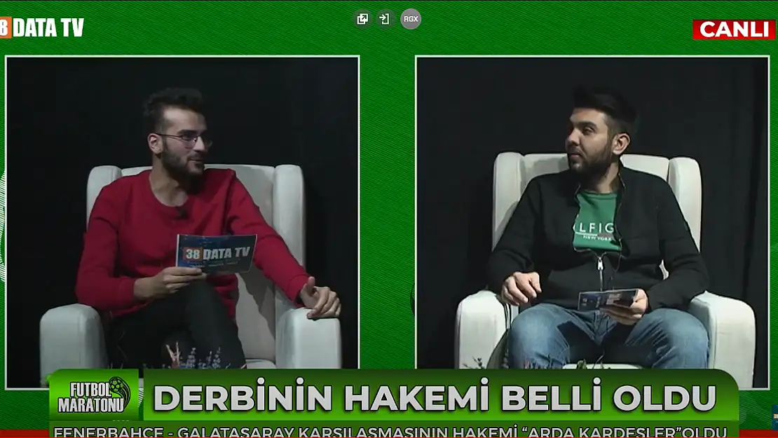 FUTBOL MARATONU | DERBİNİN HAKEMİ BELLİ OLDU | 38 DATA TV