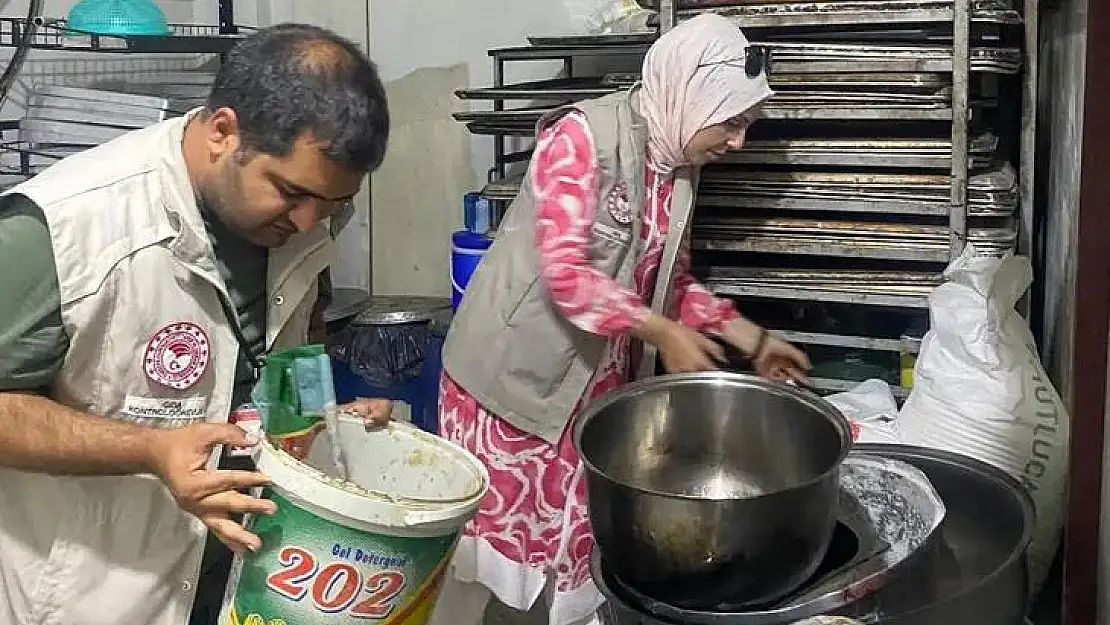 Gaziantep'te mide bulandıran denetim!