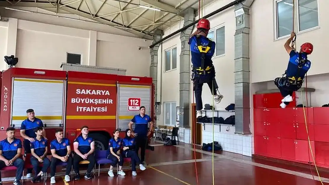 Geleceğin 'ateş savaşçıları' Sakarya'da yetişiyor