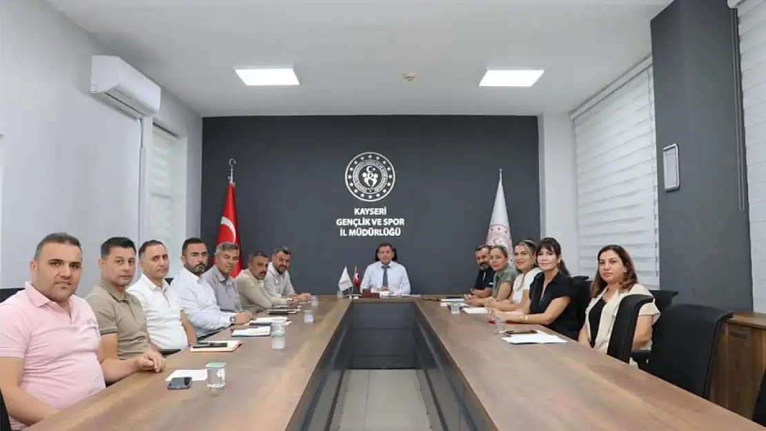 Gençlik ve Spor İl Müdürlüğü toplantısı