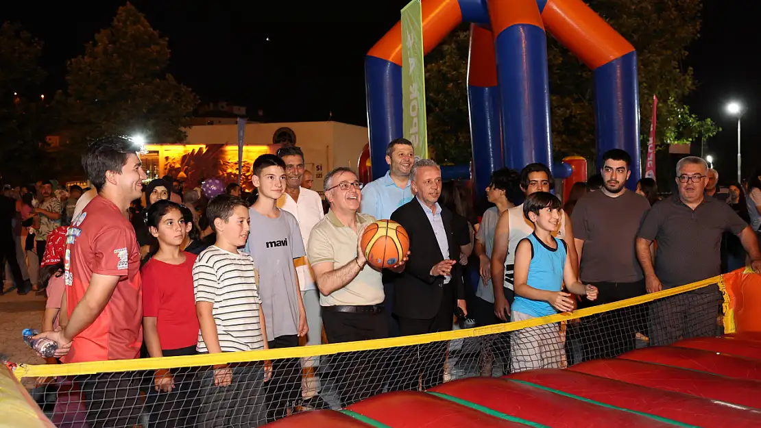 Hacılar'da Çocuklar Spor ve Eğlence dolu Yaz keyfi yaşıyor