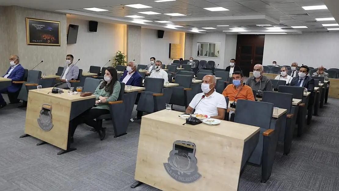 Haliliye belediye meclisi toplandı