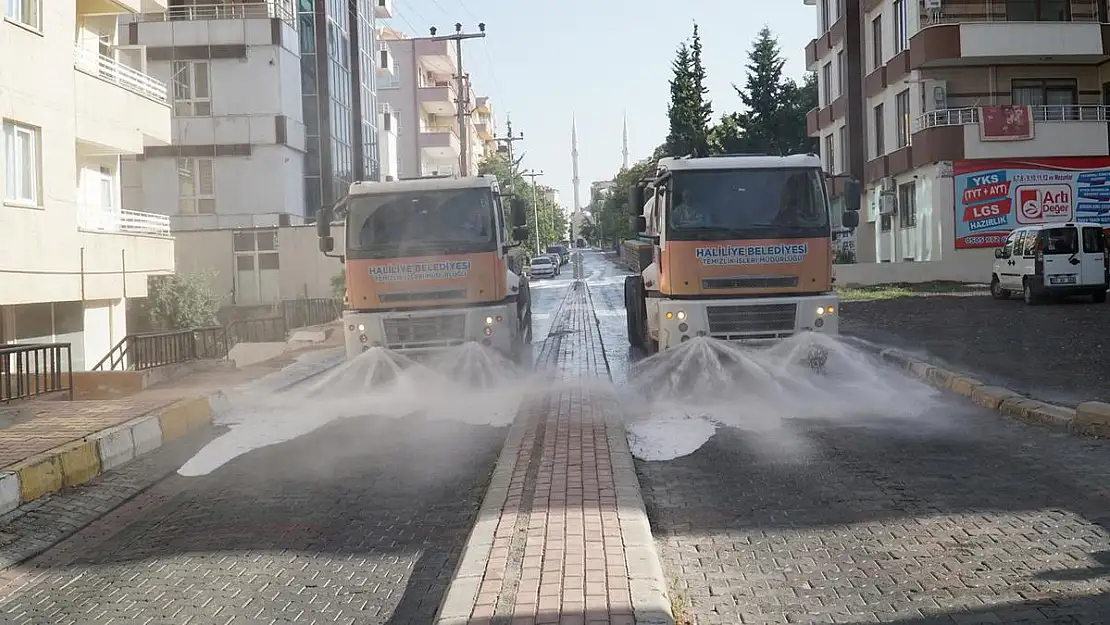 HALİLİYE'DE KORONA TEDBİRLERİ ARALIKSIZ SÜRÜYOR