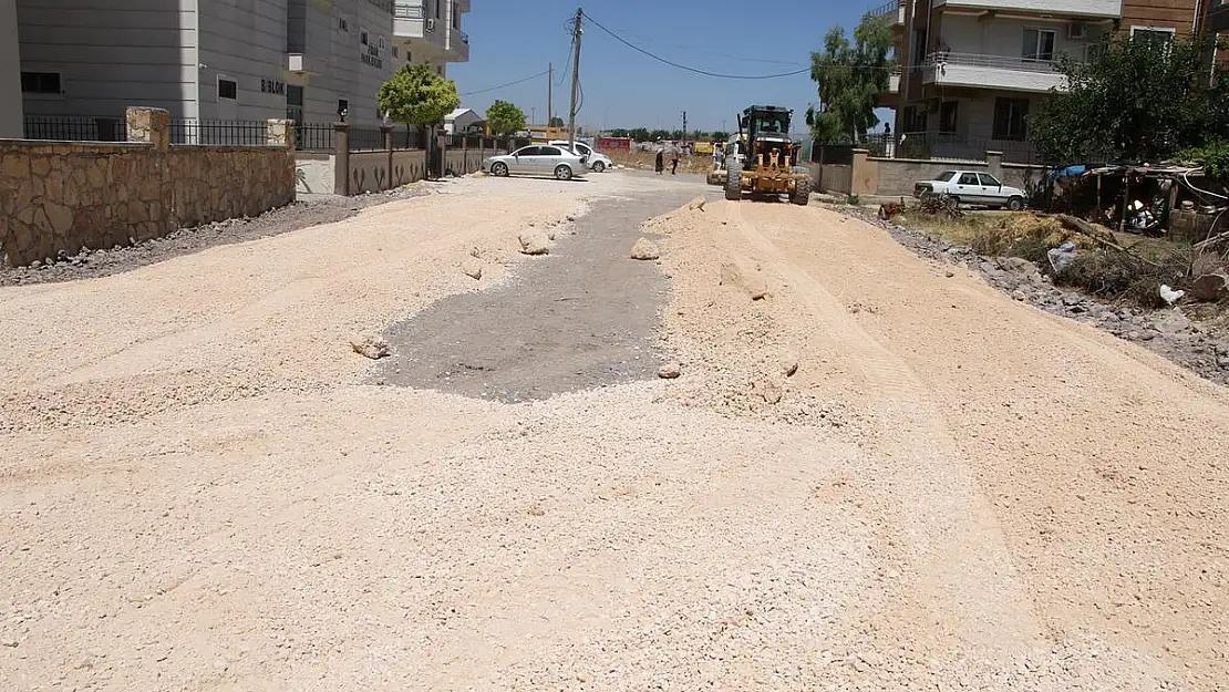 Haliliye de yol çalışmaları