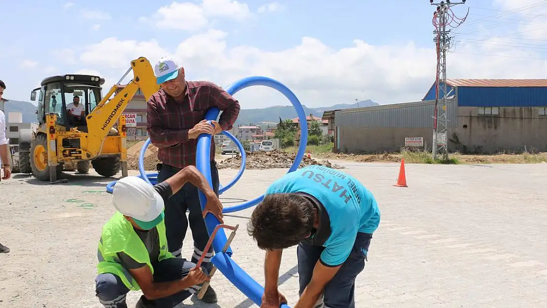 Hatay da altyapı çalışmaları